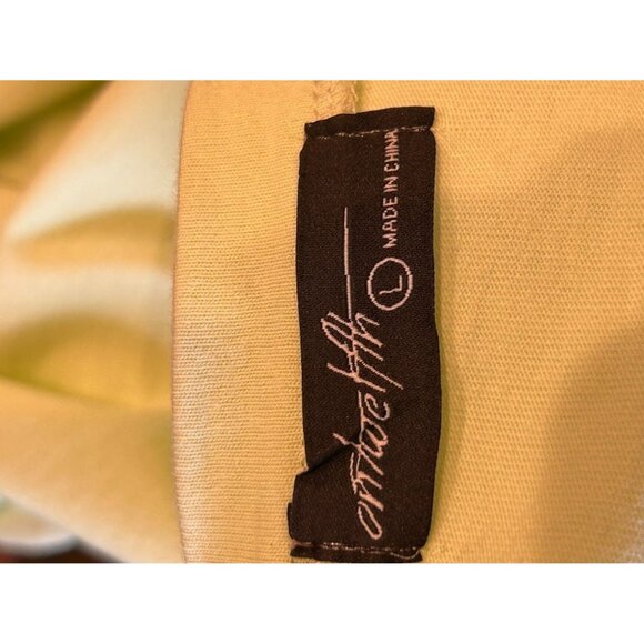 On Twelfth Size L Feather Trim T-Shirt Light Green - Picture 4 of 6